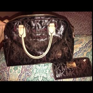 Michael kors bag and wallet